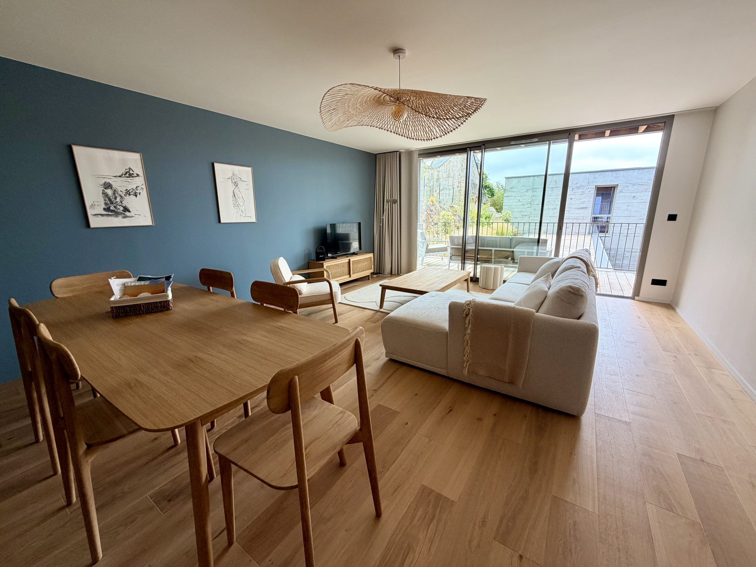 L’Amiral – appartement entre plage et golf – vue du logement