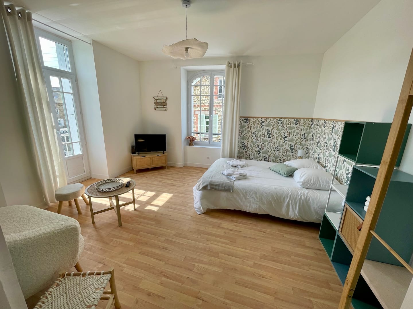 Grand T1 à la décoration soignée à Lamballe – vue du logement