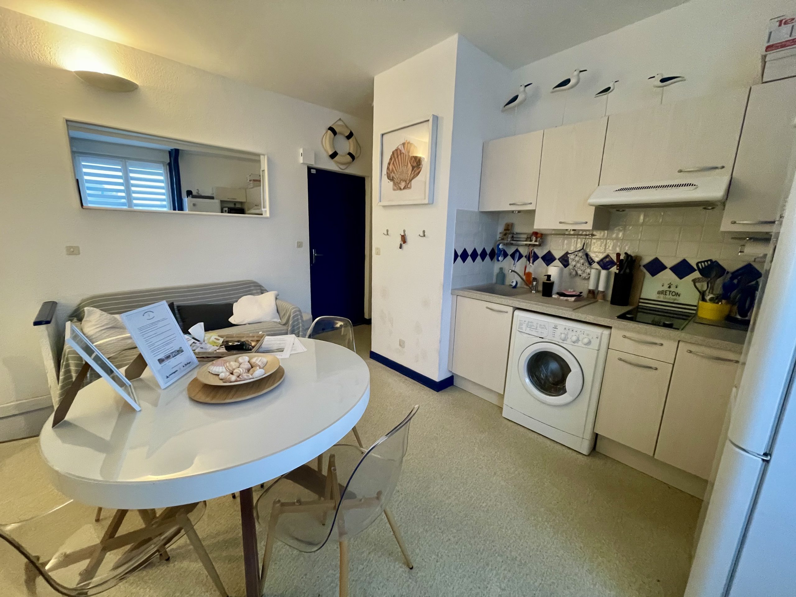 Le Verdelet – appartement à 100 m de la plage – vue du logement